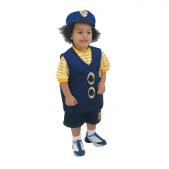 Kaplan Early Learning Company Toddler Police Officer Vest & Hat