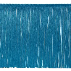 10 Yards of 6" Chainette Fringe Trim | 10 yard cut Blue