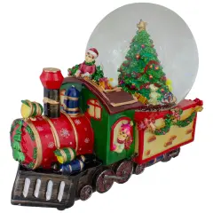 Northlight Christmas Train with Tree Musical Snow Globe Decoration - 8" Multi