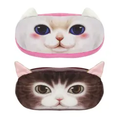 Wrapables Dog Face Zippered Pencil Case (Set of 2) Minx Snowball