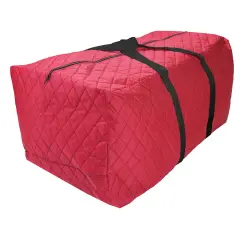 Simple Living Quilted Red Christmas Holiday Storage Bag