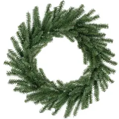 Northlight 16" Mini Pine Artificial Christmas Wreath - Unlit Green