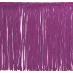5 yards of 9" Chainette Fringe Trim | 5 yard cut Berry