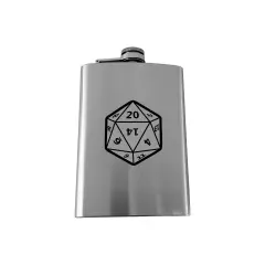 8oz D20 SS Flask