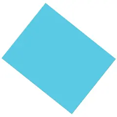 Coated Poster Board, Light Blue, 22" x 28", 25 Sheets
