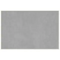 Lucie Wood Framed Magnetic Board Lucie White