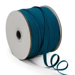 1/4" Elastic Band - 100 Yard Spool Teal