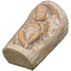 Roman 34 scale wood carve jesus Brown