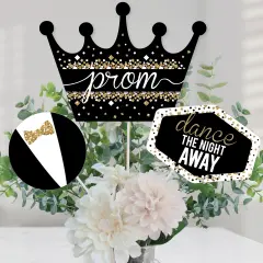 Big Dot of Happiness Prom - Prom Night Party Centerpiece Sticks - Table Toppers - Set of 15