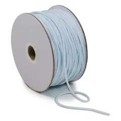 1/8" Soft Knit Elastic Cord - 100 Yard Spool Baby Blue