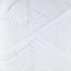 Bella Chenille by Universal Yarn - #101 Snowy - 100% polyester super bulky yarn