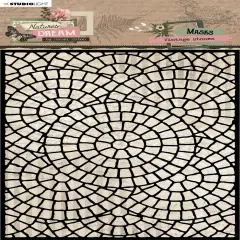Studio Light HEN Natures Dream 5.9"X8.25" Stencil-Nr. 236, Vintage Stones