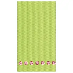 Peppermint Waffle Weave Kitchen Towel