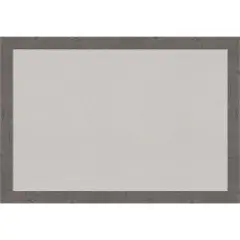 Rustic Plank Narrow Framed Corkboard, Grey Cork Rustic Plank Grey