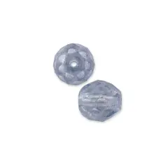 Czech Fire Polished Rounds 8mm Blue Luster (Package of 10)