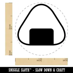 Onigiri Rice Ball Self-Inking Rubber Stamp for Stamping Crafting Planners Yellow