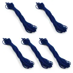 50 Yards of 1/8" Soft Knit Elastic Cord Navy Blue