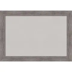 Pinstripe Plank Grey Narrow Framed Corkboard, Grey Cork