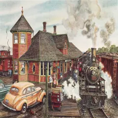 Sunsout Medford Station 500 pc Jigsaw Puzzle 34031