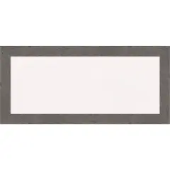 Rustic Plank Narrow Framed Corkboard, White Cork Grey