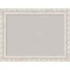 Opera Off White Wood Framed Corkboard, Grey Cork