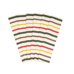 Striped Kitchen Towels Fall Colors