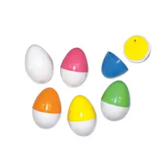 Swim Central Set of 6 Vibrantly Colored Egg-Shaped Underwater Diving Swimming Pool Game Pieces 2.5" Yellow