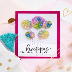 Postcard cross-stitch kit - Making dreams come true!