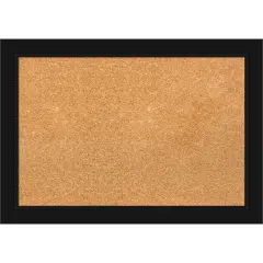 Avon Black Framed Corkboard, Natural Cork