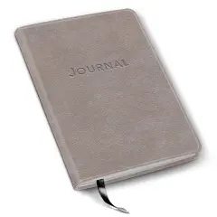 Desk Journal by Harbor - 8"x5.5" Glaze Pearl Taupe