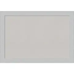 Shiplap Wood Framed Corkboard, Grey Cork Shiplap White