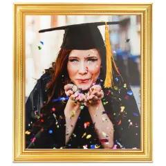 ArtToFrames 18x22 Inch Picture Frame, This 1.25 Inch Custom Wood Poster Frame is Available in Multiple Colors, Great for Your Art or Photos - Comes with Regular Acrylic andFoam Backing 3/16 inch (V-81375-18x22)