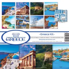 Reminisce Collection Kit 12"X12"-Greece