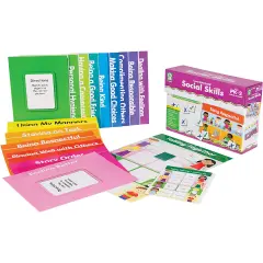 Key Education Social Skills Activities for Kids, 15 File Folder Games With Social Emotional Learning Activities, Emotional Regulation Tools for kids Preschool to Grade 2