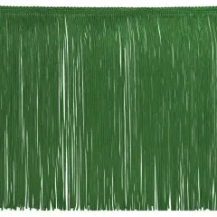 5 yards of 9" Chainette Fringe Trim | 5 yard cut Emerald