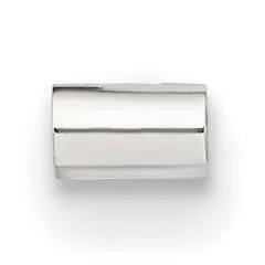 Sterling Silver Tube Beads 2 x 3mm - Pack of 12