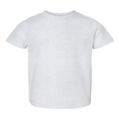 Rabbit Skins&reg; Toddler Fine Jersey Crew Neck Short Sleeve Tee - 3321 White Reptile