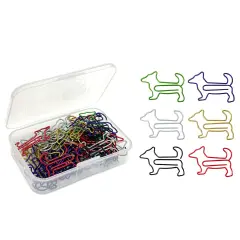 Wrapables Paper Clips Bookmarks for Office Home School (Set of 50) Dogs