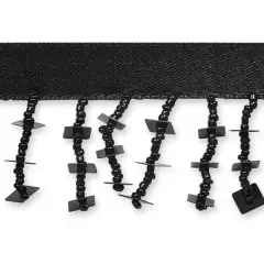 1 5/8" Square Sequin/Seed Beaded Fringe