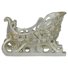 Northlight Christmas Sleigh Decoration - 9.75" - Champagne Gold