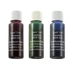 Transparent Resin Dye Assortment (Red, Green Blue)