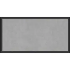 Stylish Black Narrow Wood Framed Magnetic Board