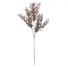 CC Home Furnishings 31" Vibrantly Colored Cirque Sequin and Glitter Cedar Artificial Spray Multi