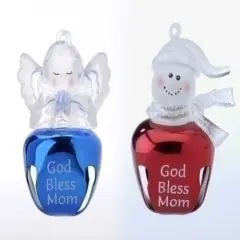 Roman 24ct Blue, Red, and White Jingle Buddies Christmas Ornaments, 2.5"