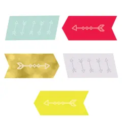 Carson Dellosa &ndash; Aim High Arrows Colorful Cut-Outs, Classroom D&eacute;cor, 42 Pieces