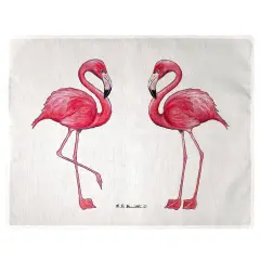 Betsy Drake Pink Flamingo Place Mat Set of 4