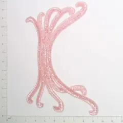 Long Swag Sequin Applique/Patch Light Pink