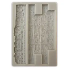 Stamperia Silicone Mould A6-Songs Of The Sea Wood And Mechanisms