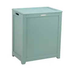 Oceanstar Storage Laundry Hamper, Turquoise Blue