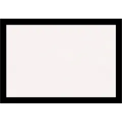 Basic Narrow Wood Framed Corkboard, White Cork